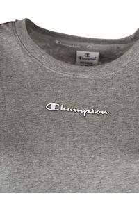 Champion T-Shirt | 111910 | Kobieta | Szary. Okazja: na co dzień. Kolor: szary. Materiał: bawełna. Długość rękawa: krótki rękaw. Wzór: nadruk. Styl: casual #3