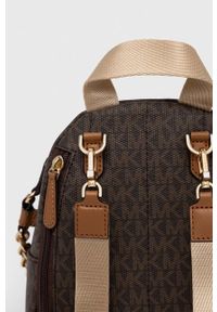 MICHAEL Michael Kors plecak damski kolor brązowy mały wzorzysty. Kolor: brązowy #2