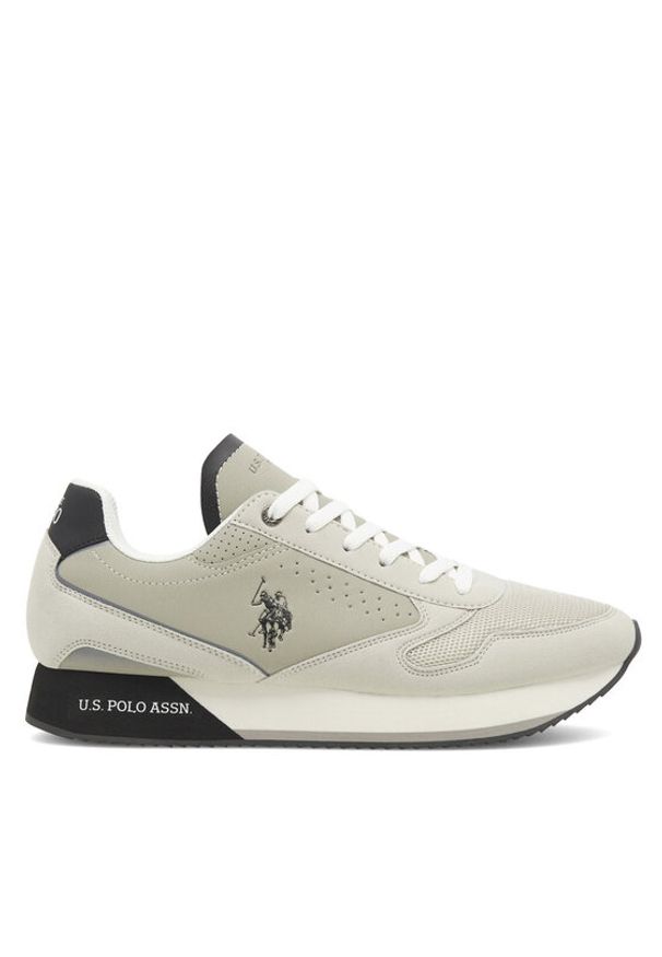 U.S. Polo Assn. Sneakersy NOBIL003G Szary. Kolor: szary. Materiał: syntetyk