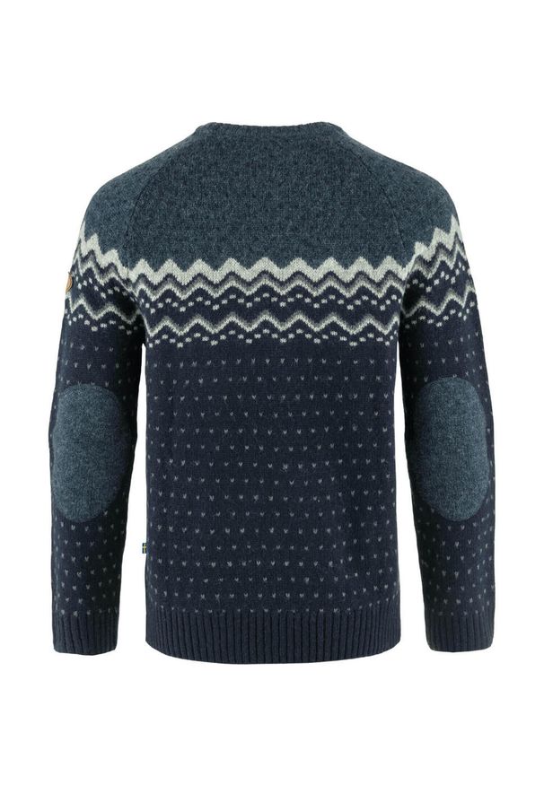 Fjällräven - Sweter męski Fjallraven Ovik Knit Sweater. Kolor: niebieski. Sport: turystyka piesza