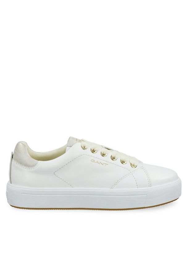 GANT - Gant Sneakersy 31531982 Biały. Kolor: biały. Materiał: skóra