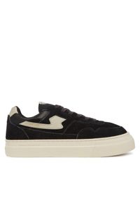 S.W.C Stepney Workers Club Sneakersy Pearl YA24010 Czarny. Kolor: czarny. Materiał: zamsz, skóra