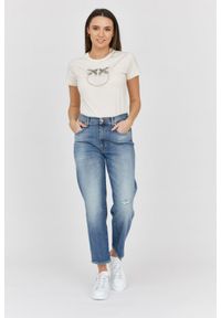 7 FOR ALL MANKIND Jasnoniebieskie jeansy damskie z przetarciem THE MODERN STRAIGHT, Rozmiar 27. Kolor: niebieski #5