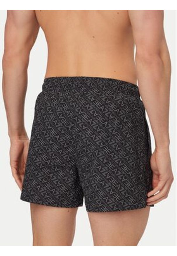 EA7 Emporio Armani Szorty kąpielowe 7M001677 AF21249 MC429 Czarny Regular Fit. Kolor: czarny. Materiał: syntetyk