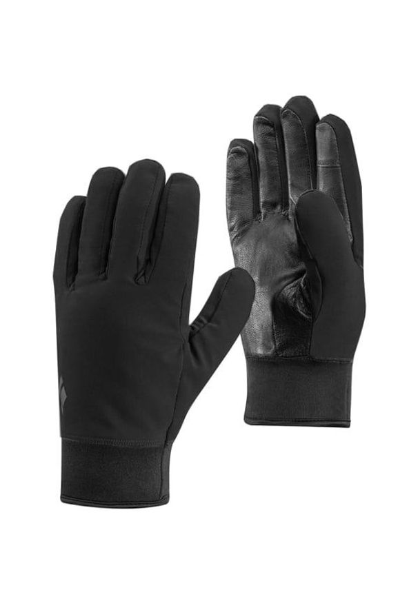 Rękawiczki Black Diamond MIDWEIGHT SOFTSELL GLOVES. Kolor: czarny. Materiał: softshell. Sport: turystyka piesza