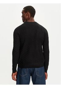 Brave Soul Sweter MK-248BURKE Granatowy Regular Fit. Kolor: niebieski. Materiał: syntetyk #3