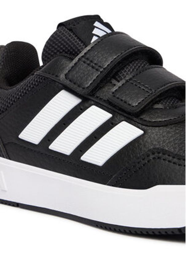 Adidas - adidas Sneakersy Tensaur Sport 3.0 Cf K JQ1842 Czarny. Kolor: czarny. Materiał: skóra