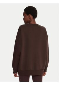 Under Armour Bluza Essential 1379475 Brązowy Loose Fit. Kolor: brązowy. Materiał: bawełna #4