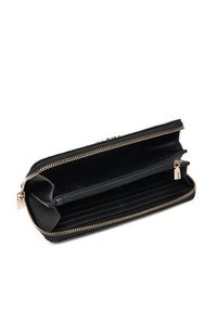 Guess Duży Portfel Damski Phoebe Slg SWPD96 65146 Czarny. Kolor: czarny. Materiał: skóra