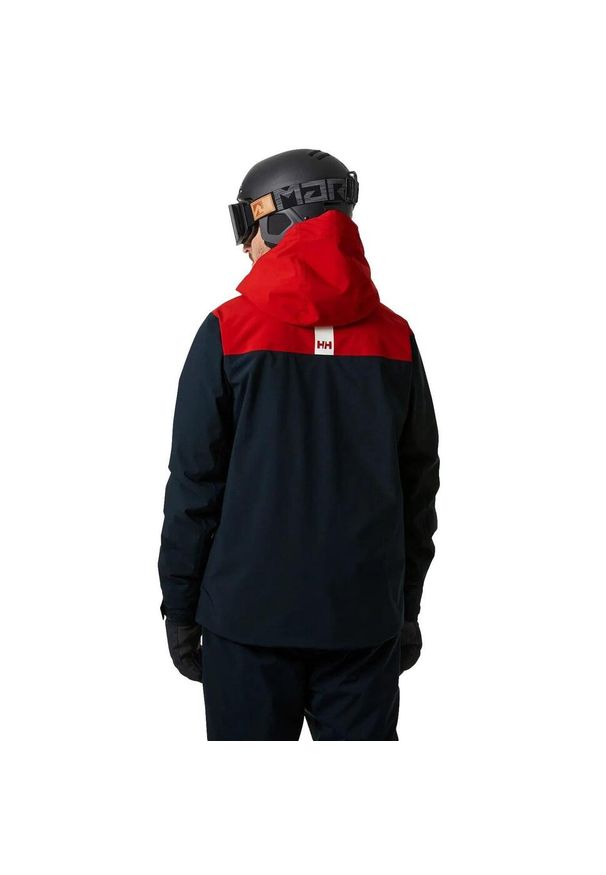 Kurtka Narciarska męska Helly Hansen Alpine Insulated Jacket. Kolor: niebieski, czerwony. Sezon: zima. Sport: narciarstwo