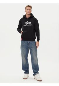 Alpha Industries Bluza Basic 178312 Czarny Regular Fit. Kolor: czarny. Materiał: bawełna #5