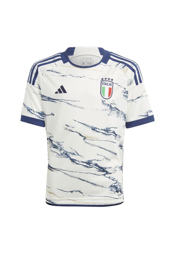 Adidas - Italy 23 Away Jersey. Kolor: biały. Materiał: jersey