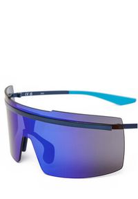Nike Okulary przeciwsłoneczne Echo Shield M FD1884 414 Niebieski. Kolor: niebieski