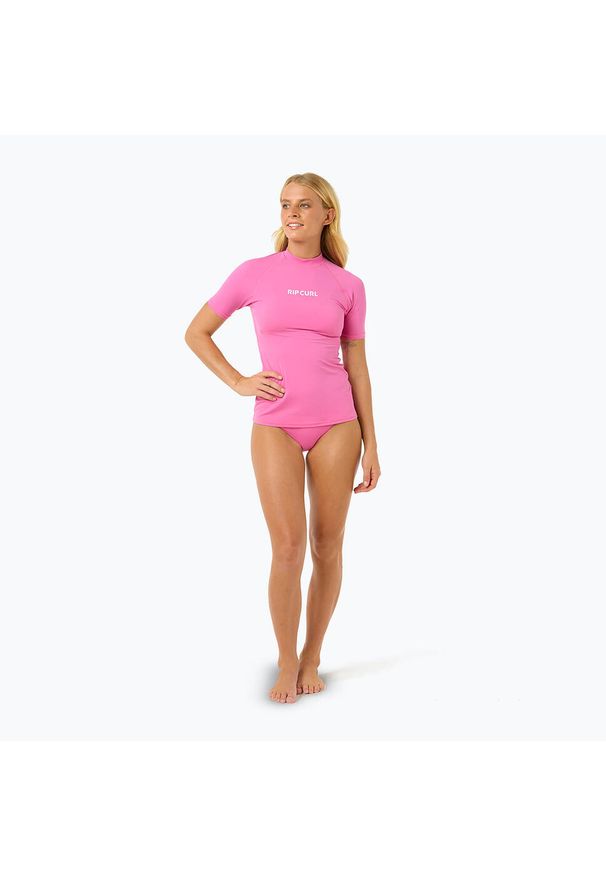 RIPCURL - Koszulka do pływania damska Rip Curl Classic Surf UPF Rashguard. Kolor: różowy