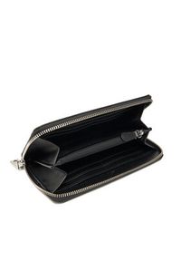 Love Moschino - LOVE MOSCHINO Duży Portfel Damski JC5611PP1MKD000B Czarny. Kolor: czarny. Materiał: skóra