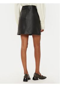 Bruuns Bazaar Spódnica skórzana GentianB BBW4324 Czarny Slim Fit. Kolor: czarny. Materiał: skóra #5