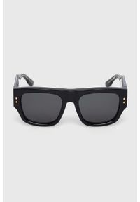 Gucci okulary przeciwsłoneczne męskie kolor czarny. Kolor: czarny #4