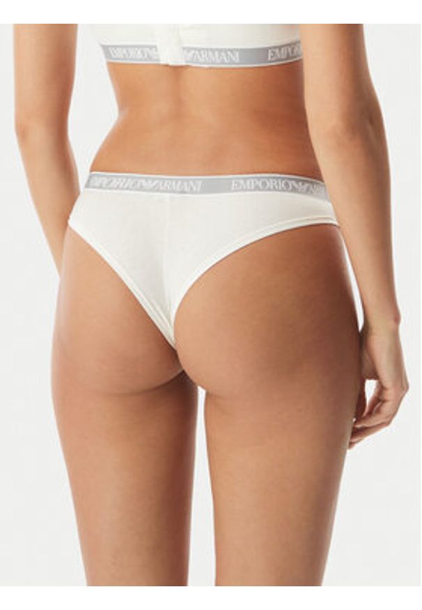 Emporio Armani Underwear Komplet fig brazylijskich EW000404 AF19026 M0082 Biały. Kolor: biały. Materiał: bawełna