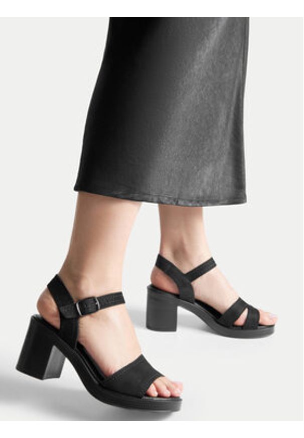 Lasocki Sandały RST-KSENIA-02 Czarny. Kolor: czarny. Materiał: skóra