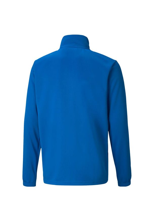 Bluza dla dzieci Puma teamRISE Training Poly Jacket Jr niebieska. Kolor: wielokolorowy, niebieski, biały. Materiał: poliester. Sport: piłka nożna