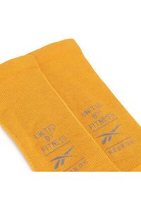 Reebok Skarpety długie R0377-SS24 (1-pack) Pomarańczowy. Kolor: pomarańczowy. Materiał: syntetyk