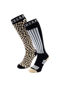 POEDERBAAS - Skarpety narciarskie - 2 pary - Warm Sand. Kolor: beżowy. Materiał: akryl, wełna, poliamid, elastan. Sport: narciarstwo #1