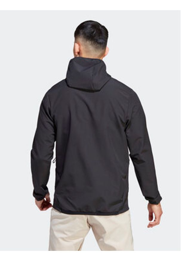 Adidas - adidas Kurtka outdoor Terrex Multi HZ4425 Czarny Slim Fit. Kolor: czarny. Materiał: syntetyk. Sport: outdoor