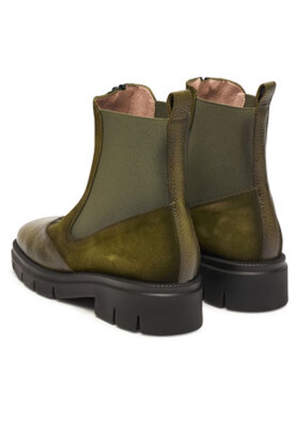 Hispanitas Botki HI254302 Zielony. Kolor: zielony. Materiał: skóra