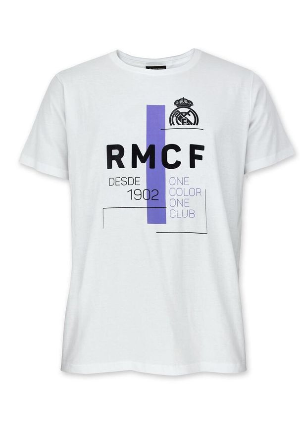 Real Madrid - Koszulka Real Madryt - licencjonowana. Kolor: biały. Sport: piłka nożna