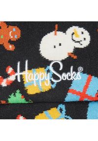 Happy-Socks - Happy Socks Skarpety wysokie unisex BIO01-9300 Kolorowy. Materiał: bawełna, materiał. Wzór: kolorowy