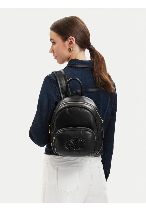 Love Moschino - LOVE MOSCHINO Plecak JC4332PP0OKM0000 Czarny. Kolor: czarny. Materiał: skóra