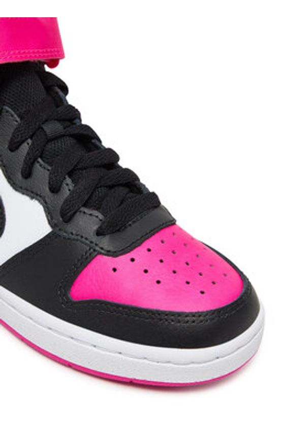 Nike Sneakersy Court Borough Mid 2 Bg HV0933 100 Różowy. Kolor: różowy. Materiał: skóra. Model: Nike Court