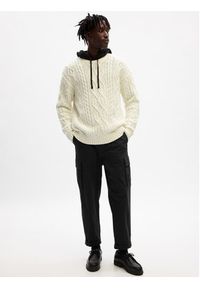 GAP - Gap Sweter 787133-02 Écru Relaxed Fit. Materiał: syntetyk, bawełna