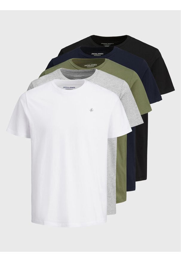 Jack & Jones Komplet t-shirtów Jxj 12185714 Kolorowy Regular Fit. Materiał: bawełna. Wzór: kolorowy