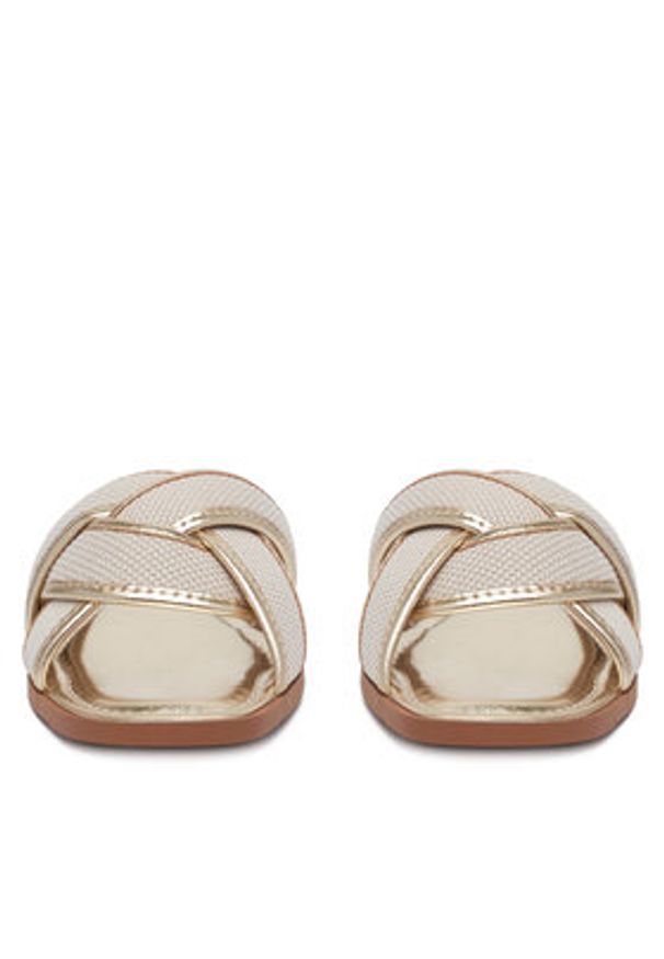 Jenny - JENNY Klapki WS24006-03 Beżowy. Kolor: beżowy. Materiał: materiał