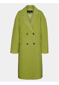 Vero Moda Curve Płaszcz wełniany 10296650 Zielony Regular Fit. Kolor: zielony. Materiał: wełna, syntetyk #2