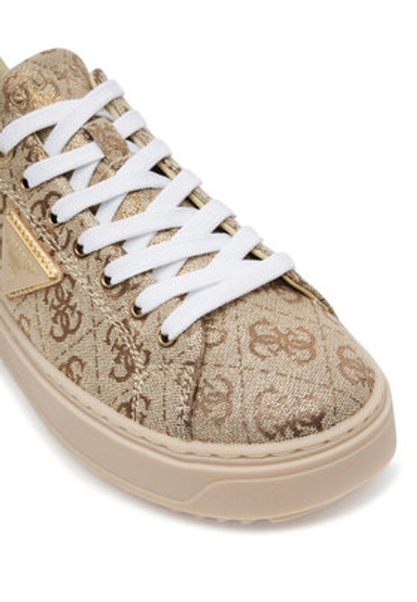 Guess Sneakersy FLJD13 FAM12 Złoty. Kolor: złoty. Materiał: materiał