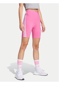 Adidas - adidas Szorty sportowe Future Icons 3-Stripes IS3630 Różowy Slim Fit. Kolor: różowy. Materiał: bawełna #5