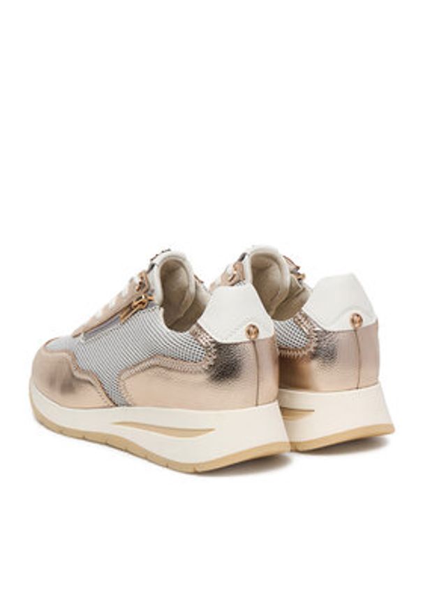 MEXX Sneakersy EO-25F589-2 Biały. Kolor: biały. Materiał: skóra