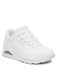 skechers - Sneakersy Skechers Uno-stand On Air 73690/W White. Kolor: biały. Materiał: skóra