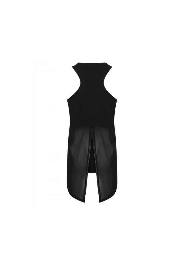 TOMBO - Damski top z odkrytymi plecami Tombo. Kolor: czarny. Sport: fitness