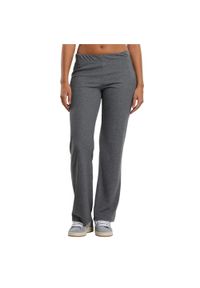 Urban Classics - Spodnie Damskie Prążkowana. Kolor: szary, fioletowy, wielokolorowy. Materiał: prążkowany. Długość: długie #1