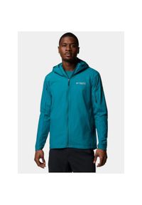columbia - Wiatrówka męska Columbia Loop Trail II. Kolor: zielony. Materiał: softshell. Sport: turystyka piesza