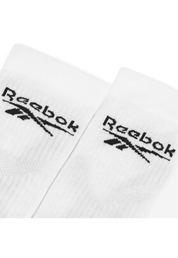 Reebok Skarpety długie R0384-SS24 (1-pack) Biały. Kolor: biały. Materiał: poliamid, nylon