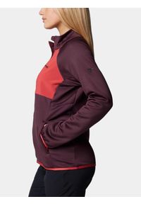columbia - Bluza Polarowa Damska Columbia Triple Canyon Grid. Kolor: czerwony. Materiał: polar. Sport: turystyka piesza