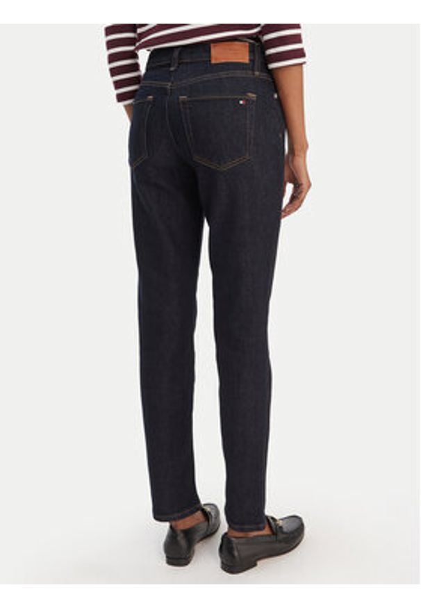 TOMMY HILFIGER - Tommy Hilfiger Jeansy WW0WW47685 Granatowy Slim Fit. Kolor: niebieski
