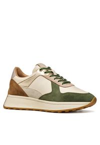 Geox Sneakersy D Amabel D45MDA 02285 CH61S Beżowy. Kolor: beżowy. Materiał: zamsz, skóra #4
