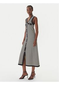 LOLA CASADEMUNT Sukienka dzianinowa MS2616002 Czarny Regular Fit. Kolor: czarny. Materiał: syntetyk #1