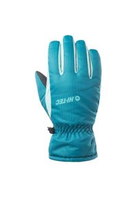 Hi-tec - Rękawiczki Damskie Alva. Kolor: niebieski, wielokolorowy, fioletowy. Sport: turystyka piesza #1
