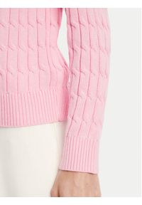 TOMMY HILFIGER - Tommy Hilfiger Kardigan WW0WW46514 Różowy Regular Fit. Kolor: różowy. Materiał: bawełna #5